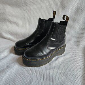 Doc Martin 2976 Smooth Leather Platform Chelsea Boots